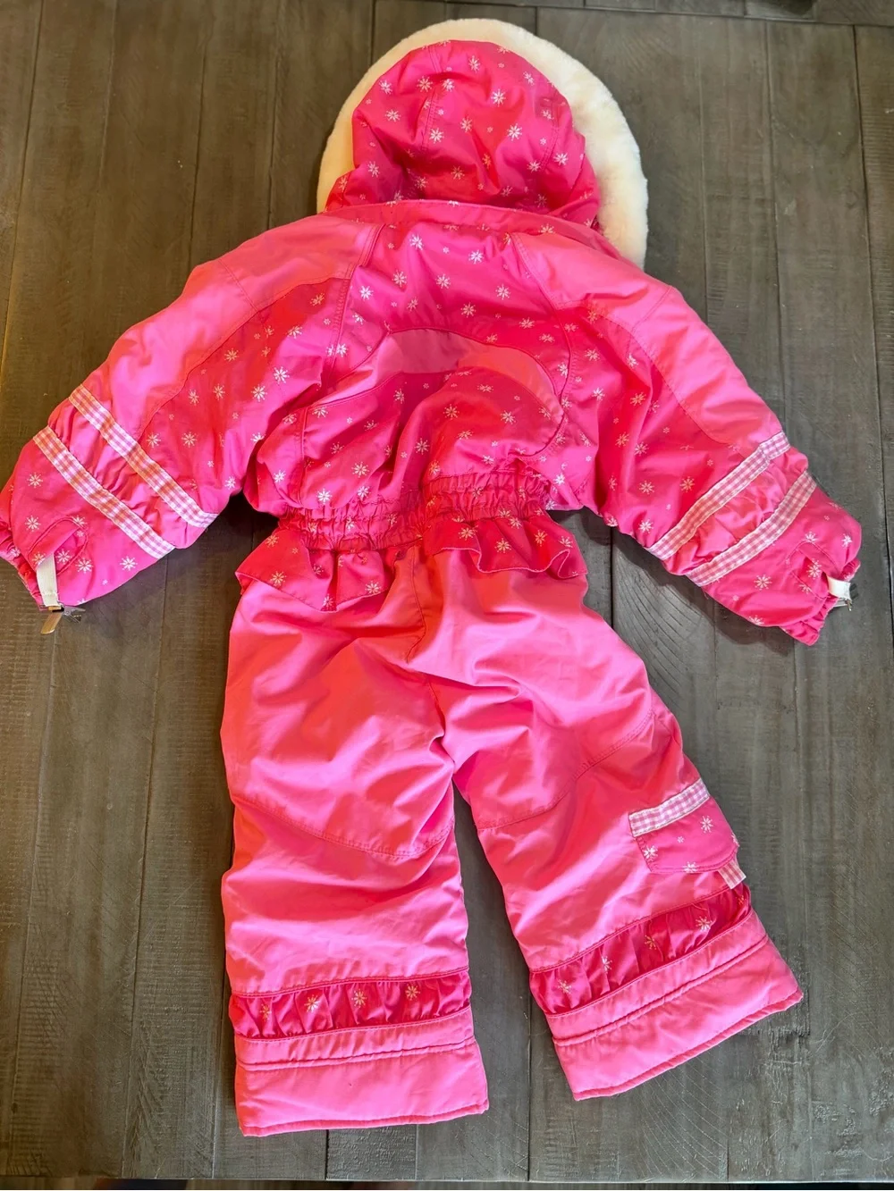 Obermeyer Pink One-Piece snowsuit